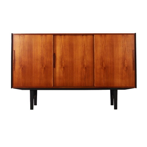 Teak highboard, Danish design, 1960s, production: Denmark