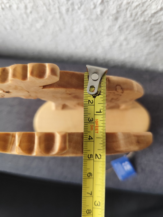 Image 1 of Handmade birchwood napkin holder – moose shape | Finland