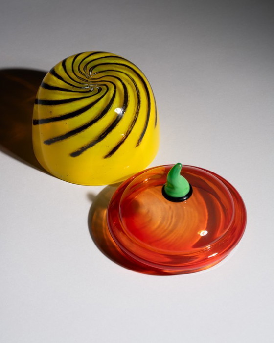 Image 1 of Rosenthal Studio Line « Kontiki » Nanny Still (1993) Carafe H37cm et coffret avec couvercle
