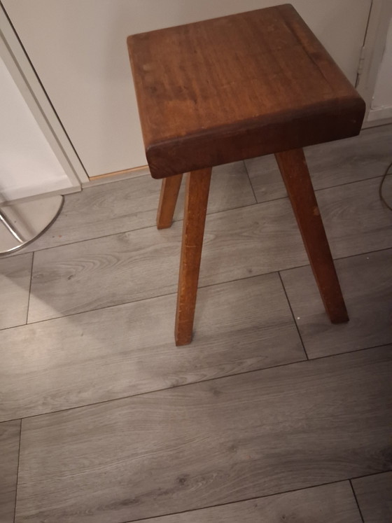 Image 1 of Bellissimo sgabello vintage, pesante.
