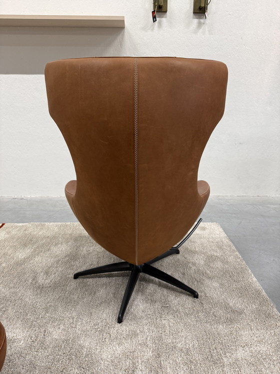 Image 1 of Leolux Caruzzo Relaxfauteuil met poef Danza leer