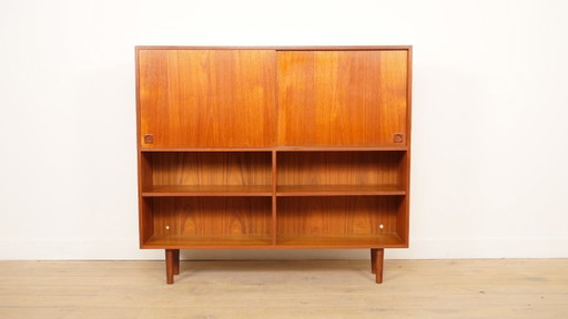 Vintage wandkast | Boekenkast | Teak | 1960s