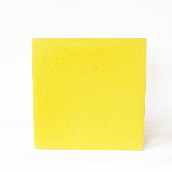 Image 1 of Heico Vintage Cube Lamp - Yellow (1980, Allemagne)