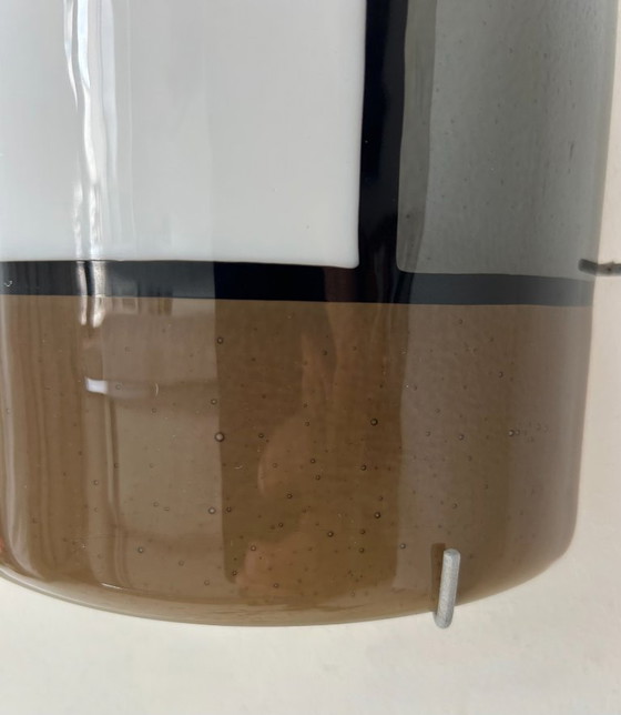 Image 1 of Vintage tempered glass wall lamp, Italy, 1980