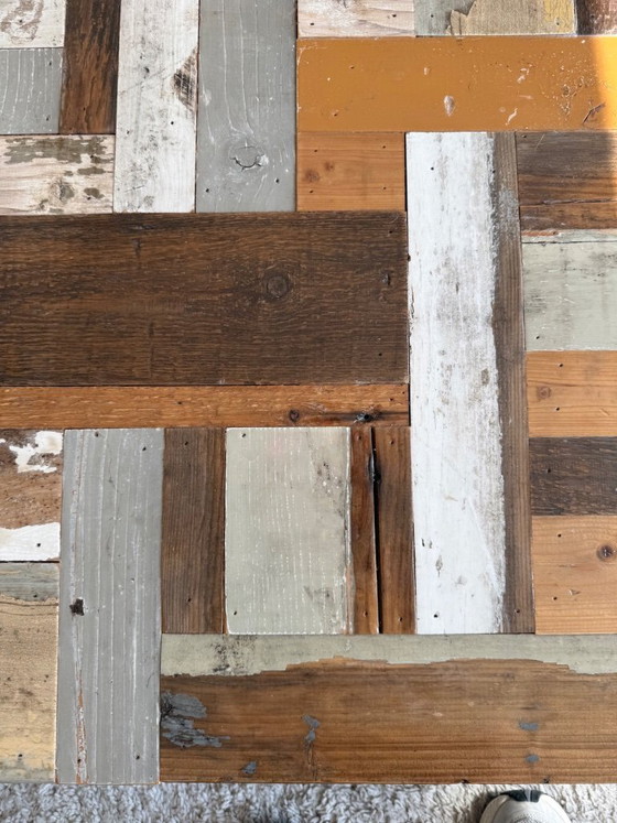 Image 1 of Piet Hein Eek Waste salon block in reclaimed wood