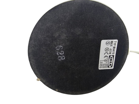 Image 1 of Ikea Vintage - Modell Kryolit - Typ B9419 - Tischleuchte - Glas - Metall - 1990er Jahre