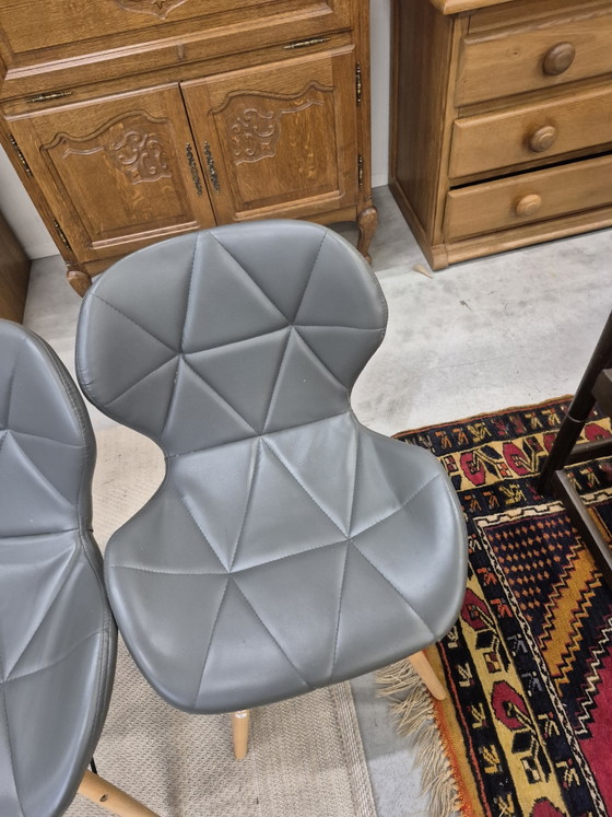 Vintage Scandinavian Chairs – almhult, Eetkamerstoelen, Metal, Wood (photo 8 of 9)