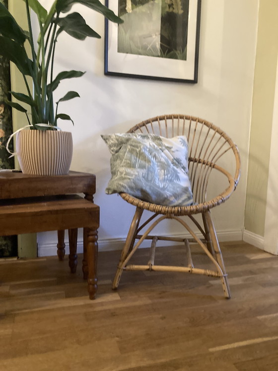 Image 1 of 60er Bambus Sessel vintage origineel - Franco Albini