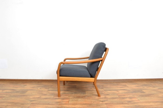 Mid-Century Danish Teak Armchair from Dyrlund, 1970s – Textile, Wood (photo 5 of 10)