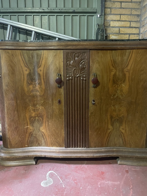 Walnut Art Déco Sideboard