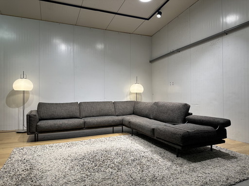 NEW STATE Leolux Bellice Ecksofa mit 4-Jahres-Garantie - Braun/Grau