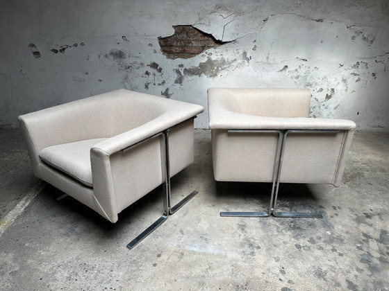 Image 1 of Set of two Artifort lounge chair by Geoffrey Harcourt