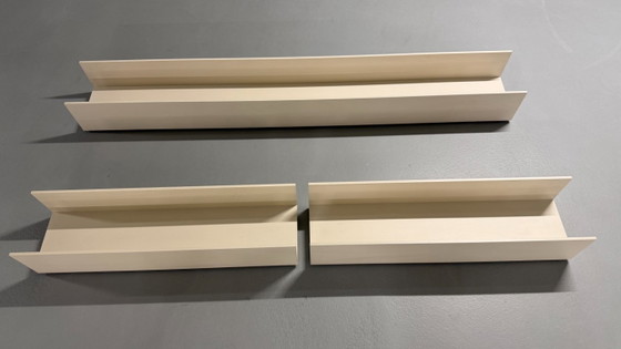 3x Walter Wirz Wall Shelves Wilhelm Renz Germany 1965 – Wall cabinet, Wood (photo 4 of 7)