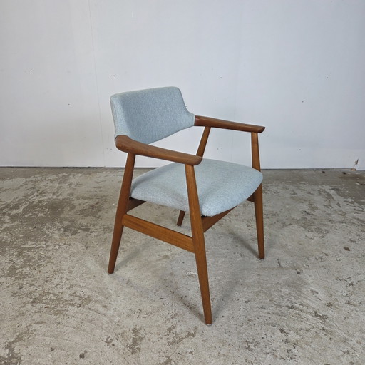Glostrup, GM11 vintage jaren 60 Deense armstoel teak Scandi