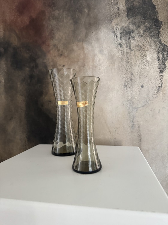 Image 1 of Conjunto de jarrones de cristal de mediados de siglo de Glashütte

Rheinpfalz
