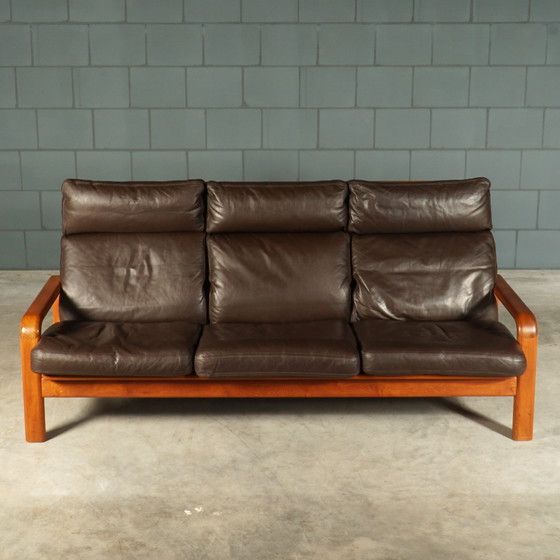 Image 1 of Dänisches Dreisitzersofa - L. Olsen & Son - Teakholz - 1960er Jahre