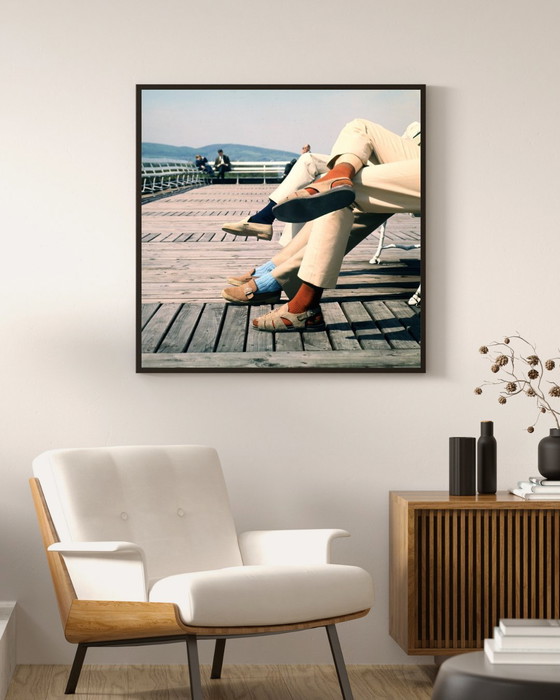 Image 1 of 1x Farbfoto aus dem Jahr 1973 - Schuhe im Deck, 1973