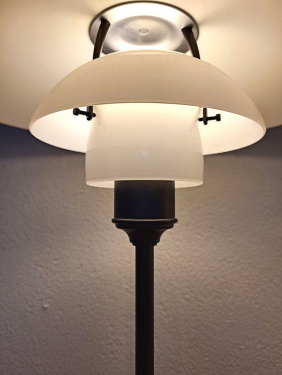 Image 1 of Louis Poulsen PH 3½-2½ YELLOW METAL TABLE LAMP NEW!