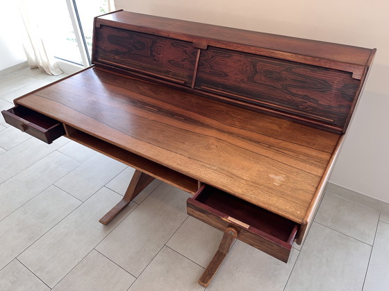 Image 1 of Gianfranco Frattini - Modell 530 Schreibtisch für Bernini, ca. 1957 (mit Stempel & Label)