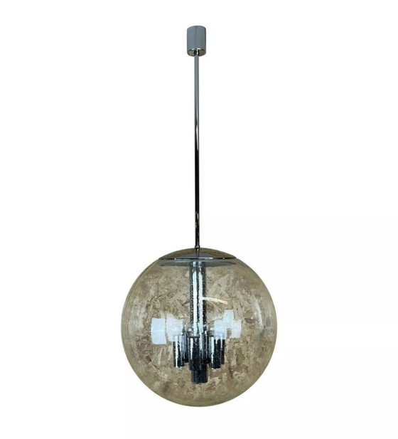 Image 1 of Lampada da soffitto XXL anni &#39;60 e &#39;70 Limburg &quot;Globe&quot; lampada a sfera design anni &#39;60