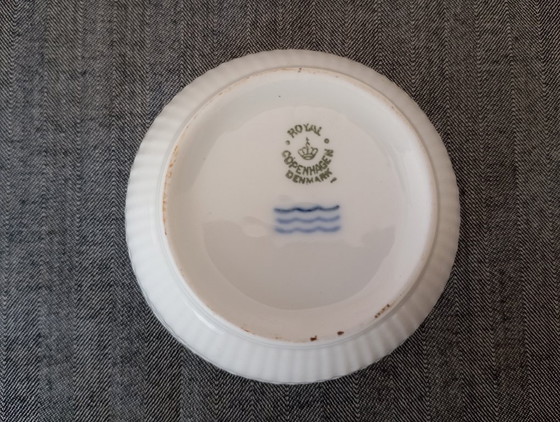 Zuccheriera con coperchio e Lattiera Royal Copenhagen 'White Fluted Half Lace' – Stoviglie, Porcellana (photo 10 of 22)