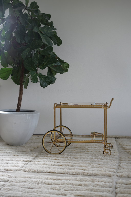 Magnifique chariot de bar des années 1950 en parfait état
