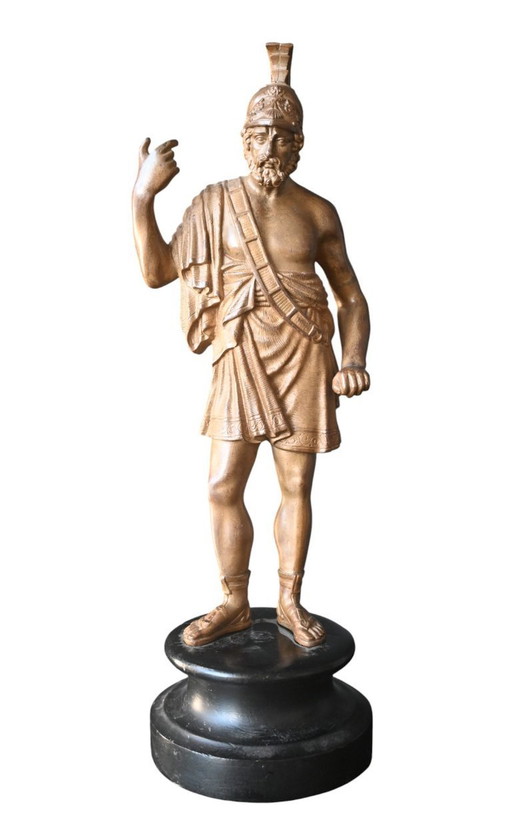 Grand Tour – Bronzeskulptur, die den Mars darstellt, Italien, 19. Jahrhundert