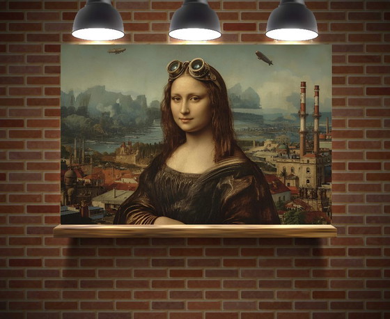 Image 1 of Fotografía impresa en plexiglás / Mona Lisa / Leonardo da Vinci / Edición limitada