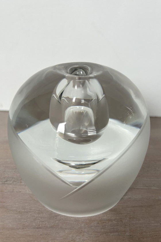 Mouth-blown Crystal Glass Oil Lamp - Mats Jonasson Style – Decorative Objects (photo 5 of 5)