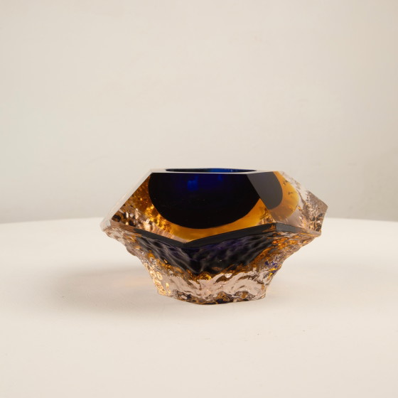 Cendrier sculptural en verre submergé par Gianfranco Mandruzzato Murano 1970 – Accessoires de table, Modern (photo 9 of 22)