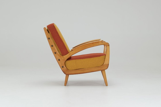Image 1 of A pair of 1950s armchairs - B. Spuijs for 'De Ster' Gelderland