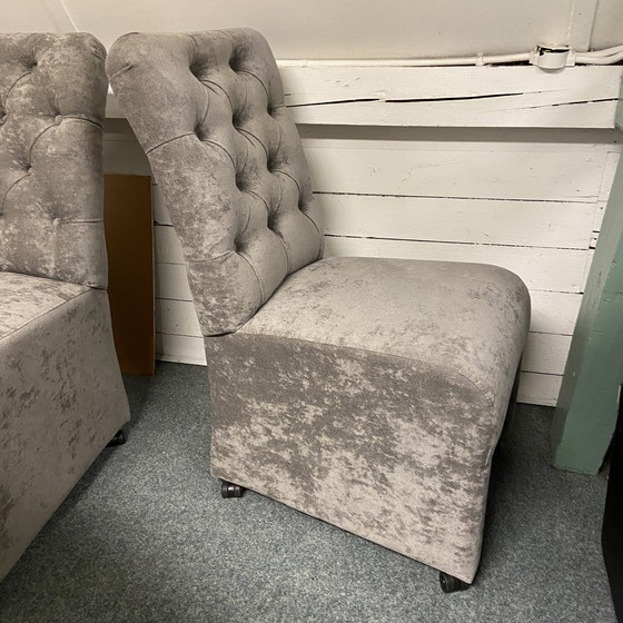 Image 1 of Sedia da pranzo Toulouse (set di 3) con panca da pranzo