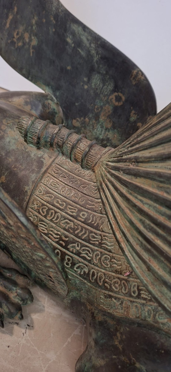 Image 1 of Bronzen Sfinx Hollywood Regency Salontafel 