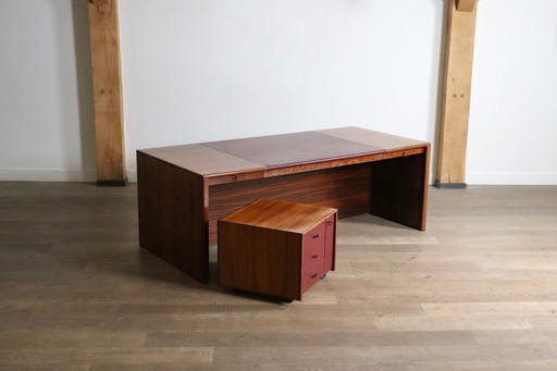 Bureau de direction Artona par Afra et Tobia Scarpa pour Maxalto Italie 1979