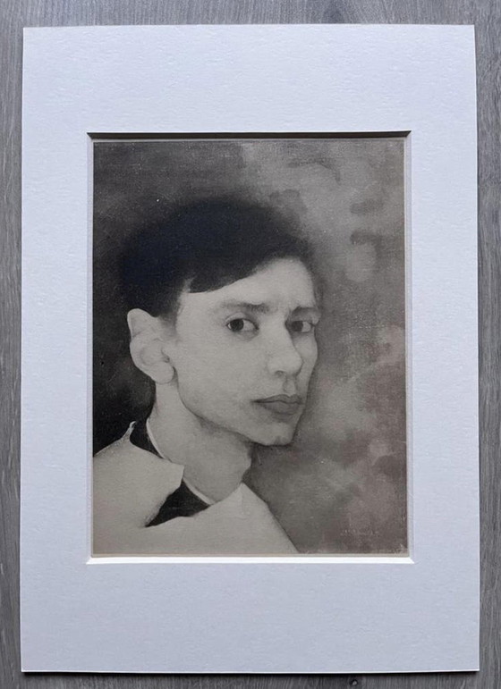 Image 1 of Jan Mankes 1889-1920 / Original Heliogravur-Selbstporträt 1923