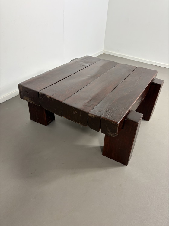 Image 1 of Brutalist Dutch Coffee Table 1960s