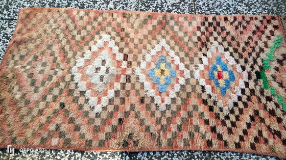 Image 1 of Handgeknoopt Berber kleed wol 180x91cm