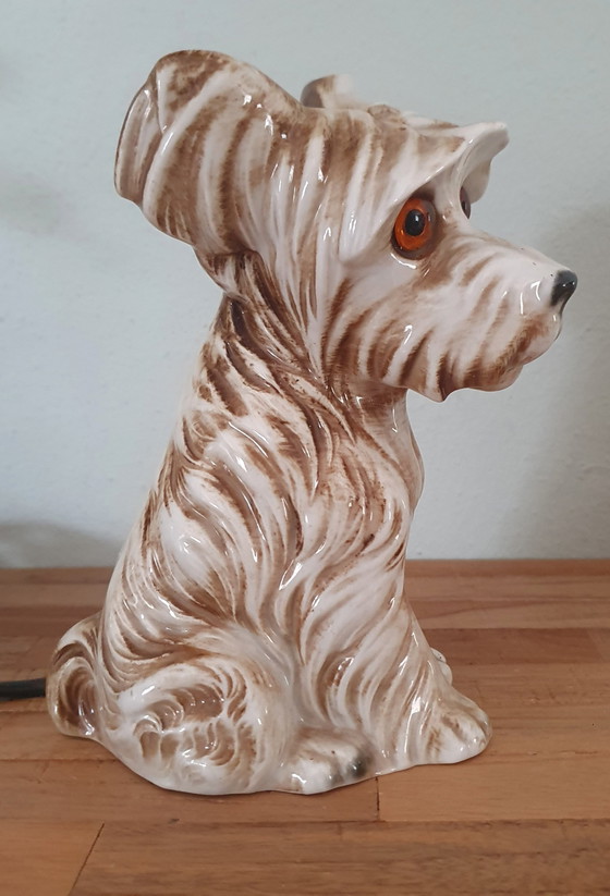 Immaculate Set of 2 Vintage Porcelain Dog Tealights (1950s) – Table lamps (photo 13 of 15)
