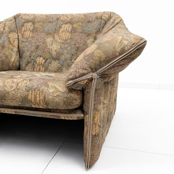 Image 1 of Een paar fauteuils van jacquardstof, Mario Bellini, "Le stelle" B&B Italia, 1970