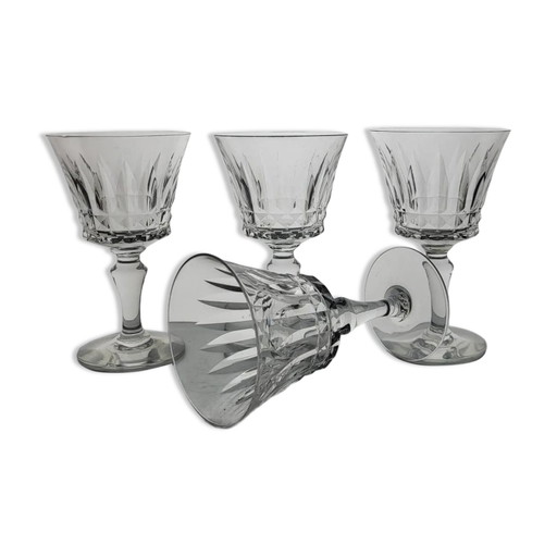 4 copas de vino de cristal Baccarat Piccadilly