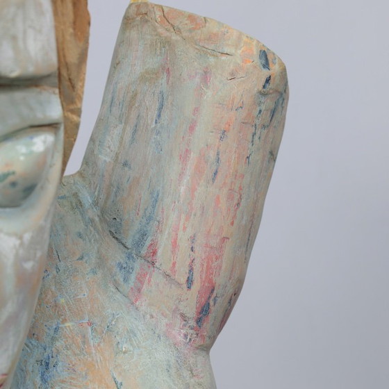 Image 1 of Gesneden houten sculptuur van Tom de Munk-Kerkmeer, Australië, jaren 1990.