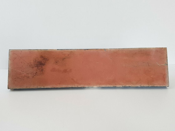 Image 1 of Art Deco Panter 1920-1930 in walnoothout en marmer, vintage jaren 20, 30, 1920, 1930