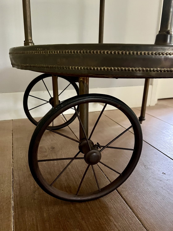 Image 1 of Carrello dei drink in stile Hollywood Regency