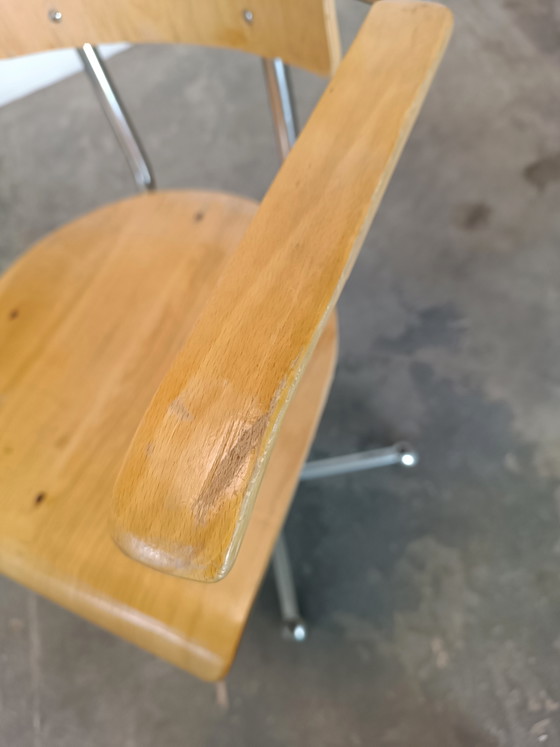 Vintage industrial chair – Office chairs, Metal, Wood (photo 11 of 15)