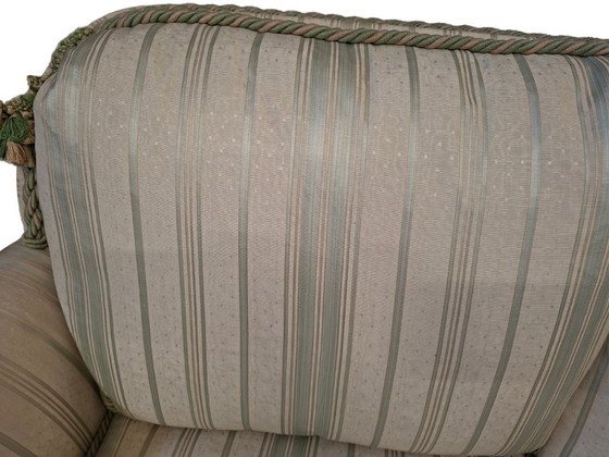 Image 1 of Coppia di Divani Vintage in Seta di San Leucio – Anni '80