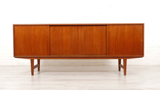 Vintage Sideboard | Sliding Doors | Scandinavian Design | 196 Cm