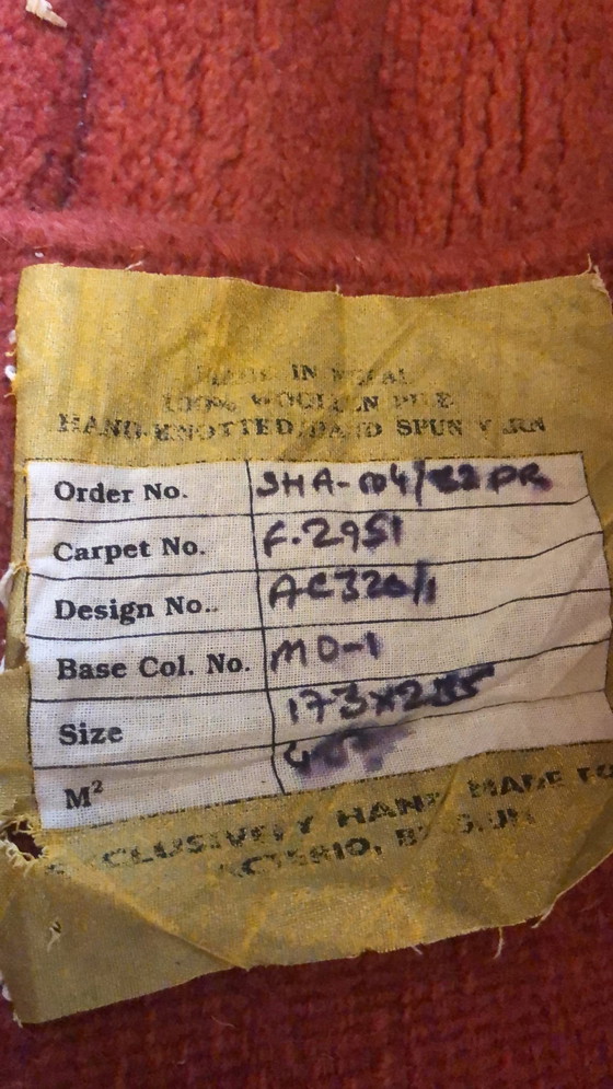 Image 1 of Luxurious Handknitted Nepal Wool Rug