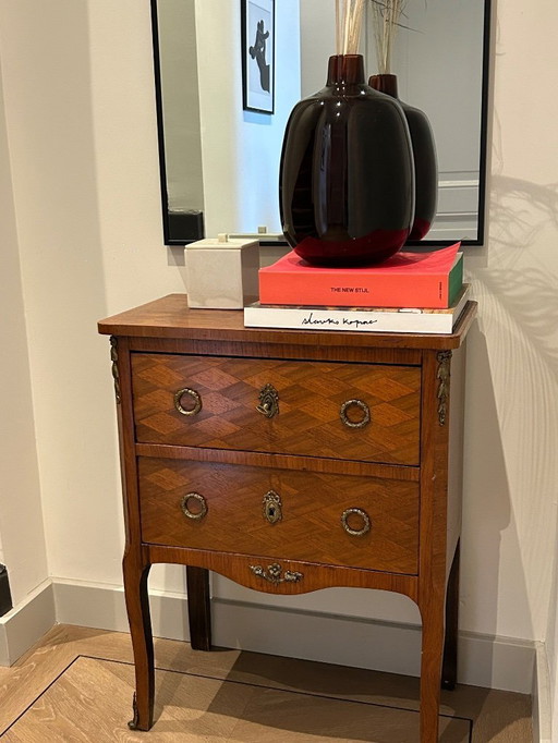 Prachtige commode Louis XVI kersenhout