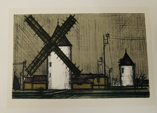 Bernard Buffet, "Subjects 1967" Promozione di apertura! Litografia a colori.