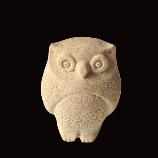 Marbell Stone Art Belgium - Hibou - Marqué
